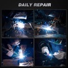 image:imageARCCAPTAIN Pulse MIG Welder 200A 7 In 1 Pulse MIGGas MIGFlux Core MIGStickLift TIGSpot WeldingSpool Gun 110V 220V Aluminum Welding Thin Sheet Metal Welding Machine with LED Digital DisplayMIG Welder 180A
