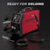 image:imageARCCAPTAIN Pulse MIG Welder 200A 7 In 1 Pulse MIGGas MIGFlux Core MIGStickLift TIGSpot WeldingSpool Gun 110V 220V Aluminum Welding Thin Sheet Metal Welding Machine with LED Digital DisplayMIG Welder 180A