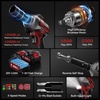 image:imageARCCAPTAIN Cordless Impact Wrench 996Ftlbs1350Nm 12 Inch High Torque Impact Gun 20V 2x40Ah Batteries amp Fast Charger 3 Variable Speeds LED Light HighRate Impact Driver for TruckCarPickup