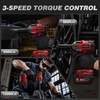 image:imageARCCAPTAIN Cordless Impact Wrench 996Ftlbs1350Nm 12 Inch High Torque Impact Gun 20V 2x40Ah Batteries amp Fast Charger 3 Variable Speeds LED Light HighRate Impact Driver for TruckCarPickup