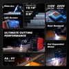image:imageARCCAPTAIN 65Amp Plasma Cutter Pilot Arc Plasma Cutting Machine Cuts 118 Max Builtin air filter Upgraded Large LED Display 110V220V Supports Rust Removal amp Expanded Metal 2T4T PAPTRed