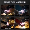 image:imageARCCAPTAIN 65Amp Plasma Cutter Pilot Arc Plasma Cutting Machine Cuts 118 Max Builtin air filter Upgraded Large LED Display 110V220V Supports Rust Removal amp Expanded Metal 2T4T PAPTRed