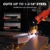 image:imageARCCAPTAIN 65Amp Plasma Cutter Pilot Arc Plasma Cutting Machine Cuts 118 Max Builtin air filter Upgraded Large LED Display 110V220V Supports Rust Removal amp Expanded Metal 2T4T PAPTRed