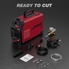 image:imageARCCAPTAIN 65Amp Plasma Cutter Pilot Arc Plasma Cutting Machine Cuts 118 Max Builtin air filter Upgraded Large LED Display 110V220V Supports Rust Removal amp Expanded Metal 2T4T PAPTRed