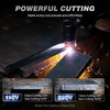 image:imageARCCAPTAIN 65Amp Plasma Cutter Pilot Arc Plasma Cutting Machine Cuts 118 Max Builtin air filter Upgraded Large LED Display 110V220V Supports Rust Removal amp Expanded Metal 2T4T PAPTRed