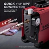 image:imageARCCAPTAIN 65Amp Plasma Cutter Pilot Arc Plasma Cutting Machine Cuts 118 Max Builtin air filter Upgraded Large LED Display 110V220V Supports Rust Removal amp Expanded Metal 2T4T PAPTRed