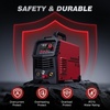 image:imageARCCAPTAIN 65Amp Plasma Cutter Pilot Arc Plasma Cutting Machine Cuts 118 Max Builtin air filter Upgraded Large LED Display 110V220V Supports Rust Removal amp Expanded Metal 2T4T PAPTRed