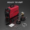 image:imageARCCAPTAIN 65Amp Plasma Cutter Pilot Arc Plasma Cutting Machine Cuts 118 Max Builtin air filter Upgraded Large LED Display 110V220V Supports Rust Removal amp Expanded Metal 2T4T PAPTRed