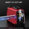 image:imageARCCAPTAIN 65Amp Plasma Cutter Pilot Arc Plasma Cutting Machine Cuts 118 Max Builtin air filter Upgraded Large LED Display 110V220V Supports Rust Removal amp Expanded Metal 2T4T PAPTRed