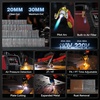 image:imageARCCAPTAIN 65Amp Plasma Cutter Pilot Arc Plasma Cutting Machine Cuts 118 Max Builtin air filter Upgraded Large LED Display 110V220V Supports Rust Removal amp Expanded Metal 2T4T PAPTRed