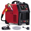 image:imageARCCAPTAIN 65Amp Plasma Cutter Pilot Arc Plasma Cutting Machine Cuts 118 Max Builtin air filter Upgraded Large LED Display 110V220V Supports Rust Removal amp Expanded Metal 2T4T PAPTRed