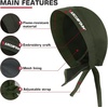 image:imageARCCAPTAIN 2PC Welding Doo Rag Welding Cap Protective Welders Cap  Welding Hats for Men Fireproof Cotton and Durable for Safety Olive Green XL SizeOlive Green