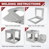image:imageARCCAPTAIN 12Piece 201 Stainless Steel Welding Coupons  Practice Kit  MIG TIG Stick Wirefeed Welding  Precision Cut PlatesPeres Flower Cube