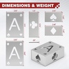 image:imageARCCAPTAIN 12Piece 201 Stainless Steel Welding Coupons  Practice Kit  MIG TIG Stick Wirefeed Welding  Precision Cut PlatesPoker Treasure Chest