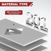 image:imageARCCAPTAIN 12Piece 201 Stainless Steel Welding Coupons  Practice Kit  MIG TIG Stick Wirefeed Welding  Precision Cut PlatesPoker Treasure Chest