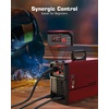 image:imageARCCAPTAIN 130A MIG Welder and Welding Apron110V Flux Core MIG WelderLift TIGStick 3 in 1 Welding Machine with Synergy IGBT Inverter Portable Gasless Welder Equipment