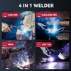 image:imageARCCAPTAIN 160A MIG Welder 110V 220V 4 in 1 E6013 Welding Rod 332 5LB Carbon Steel Welding Sticks Electrodes