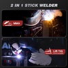 image:imageARCCAPTAIN 205A Pulse Stick Welder ARCLift TIG Welding Machine 10PCS Rods  MMALift TIGPulse Welder APP Control Auto Current Match Synergic Control Large LED Display IGBT Inverter BeginnersProARC205 Pro with Lift TIG Torch