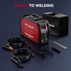 image:imageARCCAPTAIN 205A Pulse Stick Welder ARCLift TIG Welding Machine 10PCS Rods  MMALift TIGPulse Welder APP Control Auto Current Match Synergic Control Large LED Display IGBT Inverter BeginnersProARC165 Pro Stick Welder