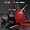 image:imageARCCAPTAIN 205A Pulse Stick Welder ARCLift TIG Welding Machine 10PCS Rods  MMALift TIGPulse Welder APP Control Auto Current Match Synergic Control Large LED Display IGBT Inverter BeginnersProARC205 Pro with Lift TIG Torch