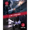 image:imageARCCAPTAIN 250A Stick Welder 230V MMALift TIG Welding Machine 10PCS Rods  Synergic Control  IGBT Inverter  Hot Start Arc Force and AntiStick  Portable ARC Welder  Wide Electrode CompatibilityARC200 WITH LIFT TIG TORCH