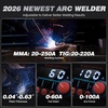 image:imageARCCAPTAIN 250A Stick Welder 230V MMALift TIG Welding Machine 10PCS Rods  Synergic Control  IGBT Inverter  Hot Start Arc Force and AntiStick  Portable ARC Welder  Wide Electrode CompatibilityARC250