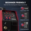 image:imageARCCAPTAIN 6in1 Aluminum MIG Welder with E6013 Welding Rod 332 5LB