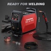 image:imageARCCAPTAIN MIG205DP Pro Dual Pulse MIG Welder 205A 8in1 Aluminum Welding  LCD Display APP Control 120V 240V DoubleSingle Pulse MIG GasGasless MIG Support Spool Gun Thin Metal Auto RepairMIG165 PRO MIG Welder