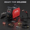 image:imageARCCAPTAIN MIG205DP Pro Dual Pulse MIG Welder 205A 8in1 Aluminum Welding  LCD Display APP Control 120V 240V DoubleSingle Pulse MIG GasGasless MIG Support Spool Gun Thin Metal Auto RepairMIG205 PRO MIG Welder