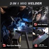 image:imageARCCAPTAIN MIG205DP Pro Dual Pulse MIG Welder 205A 8in1 Aluminum Welding  LCD Display APP Control 120V 240V DoubleSingle Pulse MIG GasGasless MIG Support Spool Gun Thin Metal Auto RepairMIG145 PRO Flux MIG Welder