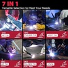 image:imageARCCAPTAIN TIG Welder ACDC 200Amp with Pulse Welding Helmet