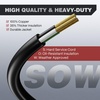 image:imageARCCAPTAIN TIG Welder ACDC 200Amp with Pulse amp 40Amp 40ft Welder Extension Cord 8 AWG