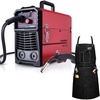 image:imageARCCAPTAIN 130A MIG Welder and Welding Apron110V Flux Core MIG WelderLift TIGStick 3 in 1 Welding Machine with Synergy IGBT Inverter Portable Gasless Welder Equipment