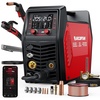 image:imageARCCAPTAIN MIG205DP Pro Dual Pulse MIG Welder 205A 8in1 Aluminum Welding  LCD Display APP Control 120V 240V DoubleSingle Pulse MIG GasGasless MIG Support Spool Gun Thin Metal Auto RepairMIG205 PRO MIG Welder