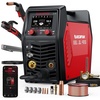 image:imageARCCAPTAIN MIG205DP Pro Dual Pulse MIG Welder 205A 8in1 Aluminum Welding  LCD Display APP Control 120V 240V DoubleSingle Pulse MIG GasGasless MIG Support Spool Gun Thin Metal Auto RepairMIG205DP PRO Dual Pulse MIG Welder