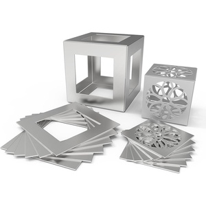 image:imageARCCAPTAIN 12Piece 201 Stainless Steel Welding Coupons  Practice Kit  MIG TIG Stick Wirefeed Welding  Precision Cut PlatesPeres Flower Cube