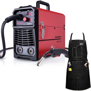 image:imageARCCAPTAIN 130A MIG Welder and Welding Apron110V Flux Core MIG WelderLift TIGStick 3 in 1 Welding Machine with Synergy IGBT Inverter Portable Gasless Welder Equipment