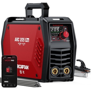 image:imageARCCAPTAIN 205A Pulse Stick Welder ARCLift TIG Welding Machine 10PCS Rods  MMALift TIGPulse Welder APP Control Auto Current Match Synergic Control Large LED Display IGBT Inverter BeginnersProARC205 Pro Stick Welder