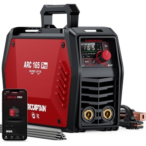 image:imageARCCAPTAIN 205A Pulse Stick Welder ARCLift TIG Welding Machine 10PCS Rods  MMALift TIGPulse Welder APP Control Auto Current Match Synergic Control Large LED Display IGBT Inverter BeginnersProARC165 Pro Stick Welder