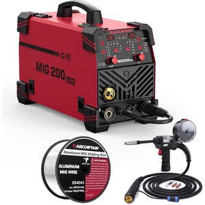 image:imageARCCAPTAIN MIG Welder 200A with Spool Gun and ER4043 Welding Wire
