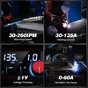 image:imageARCCAPTAIN 135A MIG Welder 2025 Newest Large LED Display 110V Welder  ARCCAPTAIN Large Viewing Screen Welding Helmet