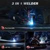 image:imageARCCAPTAIN 135A MIG Welder and ARCCAPTAIN Intelligent AutoShade Welding Helmet