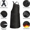 image:imageARCCAPTAIN Large Viewing Screen Welding Helmet and Leather Apron 1111 Top Optical Clarity Auto Darkening Welding Hood and 24 X 36 Heat Flame Resistant Cowhide Blacksmith Aprons