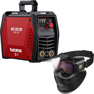 image:imageARCCAPTAIN 205A Stick Welder ARCLift TIG Welding Machine 120V240V  ARCCAPTAIN AutoDarkening Welding Goggles Kit